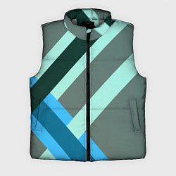 Мужской жилет Геометрия из полос, цвет: 3D-светло-серый