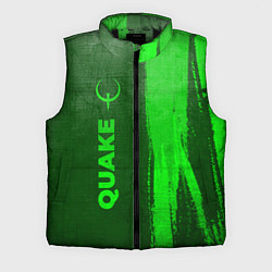 Мужской жилет Quake - green gradient по-вертикали, цвет: 3D-черный