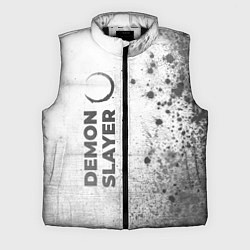 Мужской жилет Demon Slayer - white gradient по-вертикали, цвет: 3D-черный