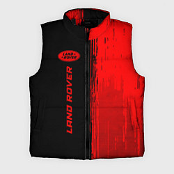 Мужской жилет Land Rover - red gradient по-вертикали, цвет: 3D-черный