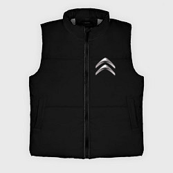 Мужской жилет Citroen logo auto, цвет: 3D-светло-серый