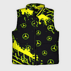 Мужской жилет Mercedes кислотные логотипы, цвет: 3D-светло-серый