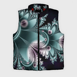 Мужской жилет Фракталы узорный стиль, цвет: 3D-красный