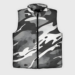 Мужской жилет Черно белый камуфляж