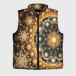 Мужской жилет Абстрактные узоры фрактала, цвет: 3D-светло-серый