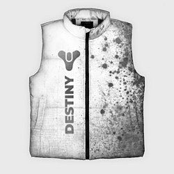 Мужской жилет Destiny - white gradient по-вертикали, цвет: 3D-черный