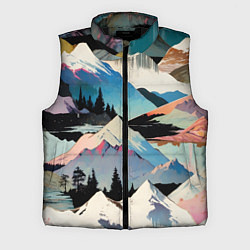 Мужской жилет Снежные горы