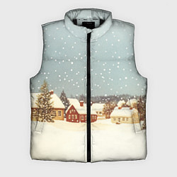 Мужской жилет Дома и снежное небо