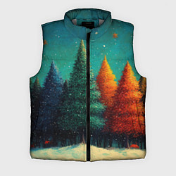 Мужской жилет Разноцветные елочки
