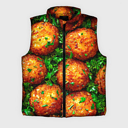 Мужской жилет Котлеты, цвет: 3D-черный