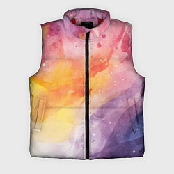 Мужской жилет Краски акварели, цвет: 3D-красный