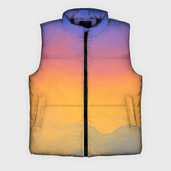 Мужской жилет Яркий градиент, цвет: 3D-черный