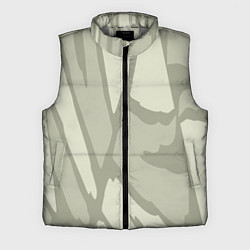 Мужской жилет Серо-зеленая абстрактная текстура, цвет: 3D-светло-серый