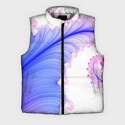 Мужской жилет Узоры неон фрактал