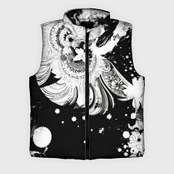 Мужской жилет Абстрактная экспрессивная композиция, цвет: 3D-черный