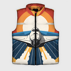 Мужской жилет Скоростной ретро самолет