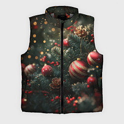 Мужской жилет Новый год - шарики
