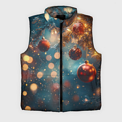 Мужской жилет Новый год боке стиль