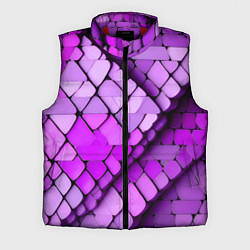 Мужской жилет Фиолетовые рельефные плитки