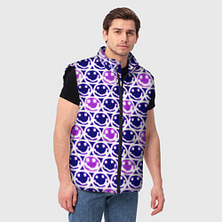 Мужской жилет Nirvana neon smile, цвет: 3D-черный — фото 2
