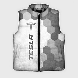 Мужской жилет Tesla - white gradient по-вертикали