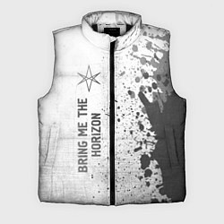 Мужской жилет Bring Me the Horizon - white gradient по-вертикали