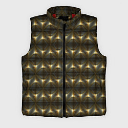 Мужской жилет Золотое сияние, цвет: 3D-красный