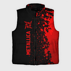 Мужской жилет Metallica - red gradient по-вертикали, цвет: 3D-черный