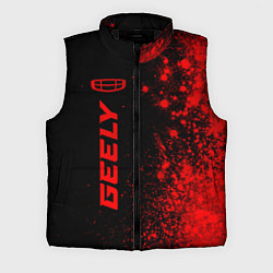 Мужской жилет Geely - red gradient по-вертикали