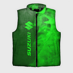 Мужской жилет Suzuki - green gradient по-вертикали, цвет: 3D-черный