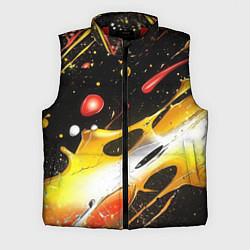 Мужской жилет Текстура краска, цвет: 3D-красный