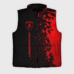 Мужской жилет Lamborghini - red gradient по-вертикали