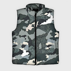 Мужской жилет Темно зеленый камуфляж