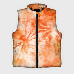 Мужской жилет Оранжевый тай-дай пятна