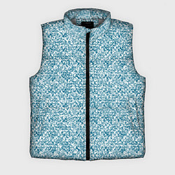 Мужской жилет Бело-синий текстурный, цвет: 3D-светло-серый