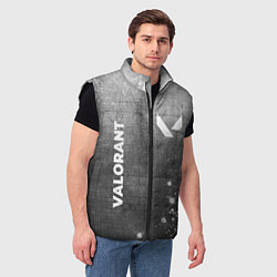 Мужской жилет Valorant - grey gradient вертикально, цвет: 3D-черный — фото 2