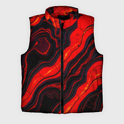 Мужской жилет Срез магматической породы, цвет: 3D-красный
