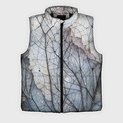 Мужской жилет Прожилки листьев, цвет: 3D-черный