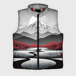 Мужской жилет Белые горы и красные деревья