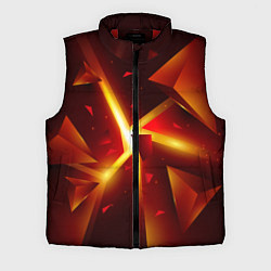Мужской жилет Трехмерный взрыв неоновых плит абстракция