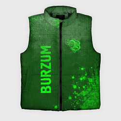 Мужской жилет Burzum - green gradient вертикально
