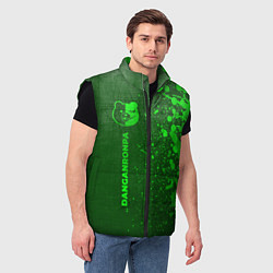 Мужской жилет Danganronpa - green gradient по-вертикали, цвет: 3D-черный — фото 2