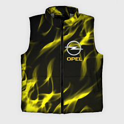 Мужской жилет Opel огненный стиль, цвет: 3D-светло-серый