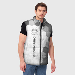 Мужской жилет Elden Ring - white gradient по-вертикали, цвет: 3D-черный — фото 2