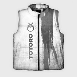 Мужской жилет Totoro - white gradient по-вертикали, цвет: 3D-черный