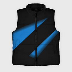 Мужской жилет Color blue black line, цвет: 3D-черный