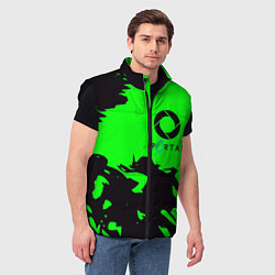 Мужской жилет Portal черный дым, цвет: 3D-черный — фото 2