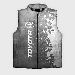 Мужской жилет Toyota - grey gradient по-вертикали, цвет: 3D-черный