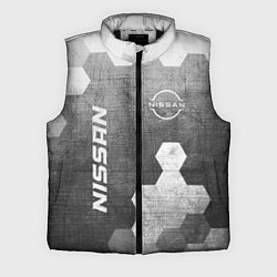 Мужской жилет Nissan - grey gradient вертикально