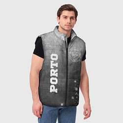 Мужской жилет Porto - grey gradient вертикально, цвет: 3D-черный — фото 2